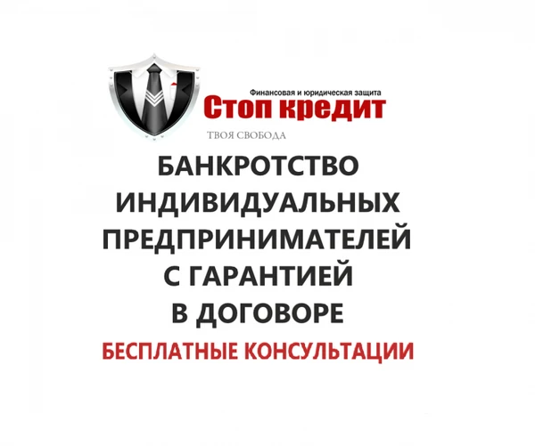 Фото БАНКРОТСТВО ИНДИВИДУАЛЬНЫХ ПРЕДПРИНИМАТЕЛЕЙ