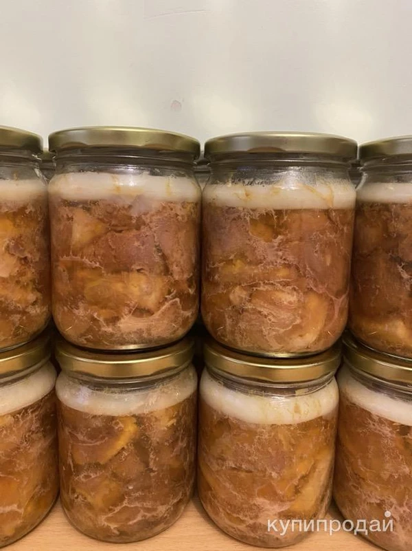 Фото Продам домашнюю тушёнку из свинины.