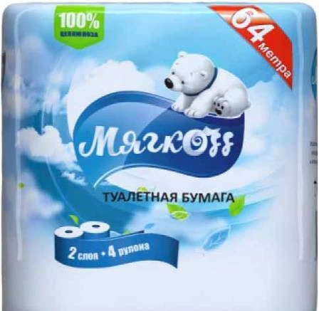 Фото Туалетная бумага Мягкоff 16 м