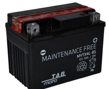 Фото Мото аккумулятор 12V - 4 А/ч "TAB moto MYTX4L-BS"