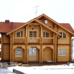 Фото №4 Деревянные дома по технологии двойного бруса