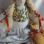 Фото №2 Тильда ведьмочка птичница кукла ручная работа