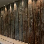 Внутренняя отделка бани полубревном из сосны кело