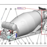 Фото №2 Лестница автобетоносмесителя