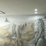 Роспись стен, интерьерные картины