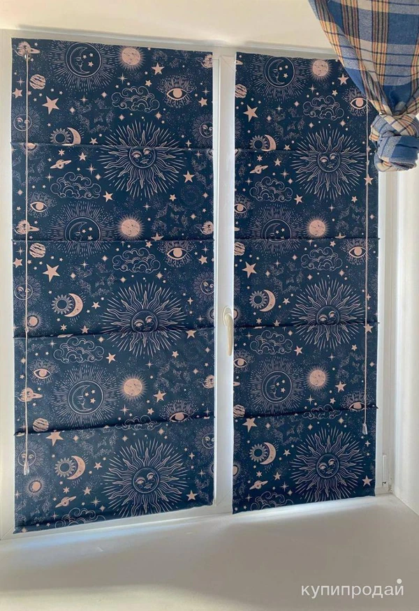 Фото Римские шторы на пластиковые окна