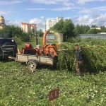 Фото №4 Услуги измельчителя древесины. Щепорез в аренду 
