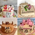 Фото №5 Торты на заказ, свадебные торты