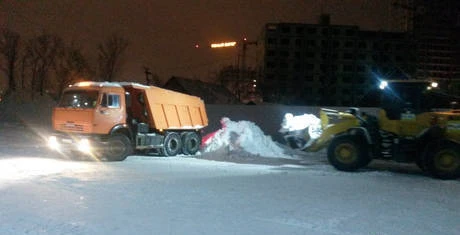 Фото Уборка чистка вывоз снега новосибирск