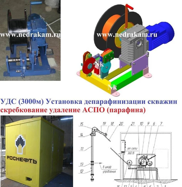 Фото Установка удаления парафина в скважине УДС