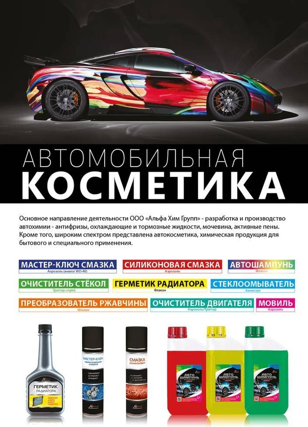 Фото Автокосметика