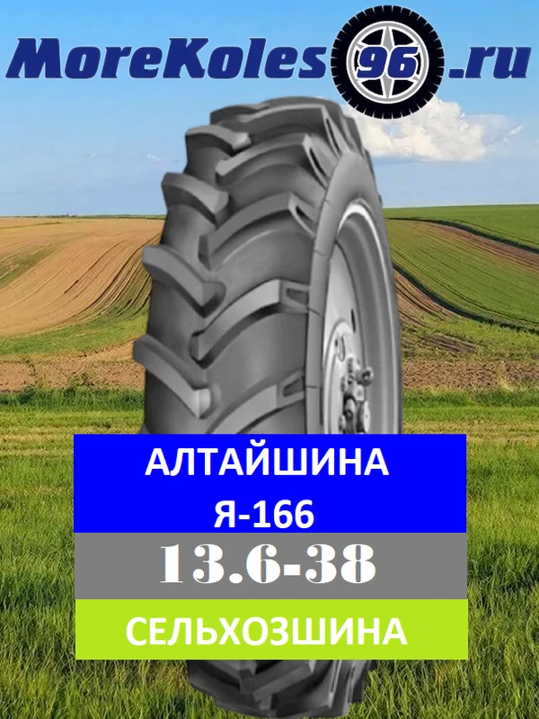 Фото 13.6-38 Алтайшина Я-166 6PR 129A6/127A7 TT сельхозшина