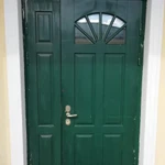 Замена МДФ накладок и реставрация входных дверей