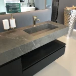 фото Раковина из керамогранита на заказ