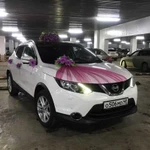 Nissan Qashqai с панорамной крышей на свадьбу