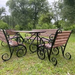 Фото №2 Комплект садовой мебели «ВДОХНОВЕНИЕ» (1.5 м)