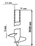 фото Винтовая свая д.73 мм