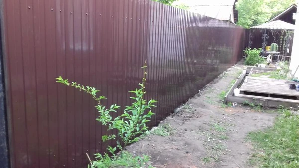 Фото Установка заборов 