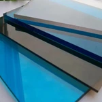 фото Монолитный поликарбонат (литой, антивандальный), цвет синий, толщина 8мм, 5,15х2,05