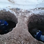 Фото №2 Копка колодцев и септиков из бетонных колец под ключ