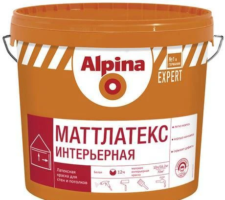 Фото Краска Интерьерная Alpina Expert Mattlatex 10 л.