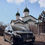 Авто с водителем  Мерседес V-class New минивэн 