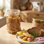 фото Икра сельди в ястыках в масле (стекло)