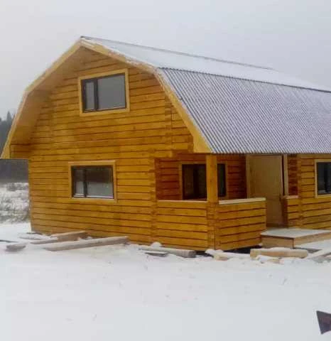 Фото Дома из профилированного бруса и садовые домики
