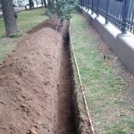 Фото №4 Копка траншей под водопровод