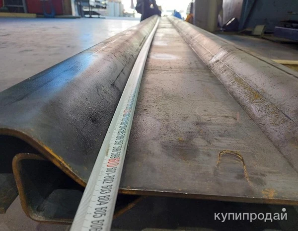 Фото Гибка листового металла длиной 6 м на заводе СТиВ