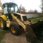 Услуги экскаватора-погрузчика New Holland LВ95