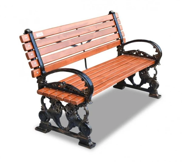 Фото Скамейка чугунная «ЛЬВЫ» (2 м)