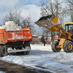 Вывоз снега с погрузкой или очистка Трактор+Самосвал