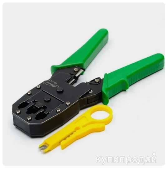 Фото Инструмент кримпер для обжимки кабеля/обжима проводов новинка