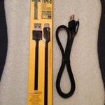 Фото №3 Remax RT-C1 type C USB 3.0 1m black-кабель дата