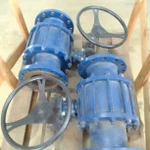 фото ДУ-200 Ру-25 с ручным редуктором DN-200 PN-25