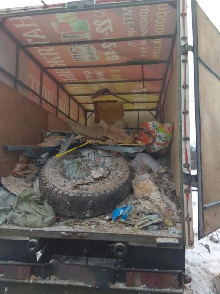 Фото Вывоз мусора после ремонта 