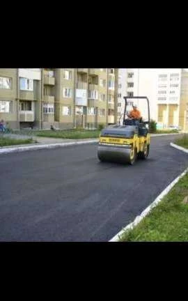 Фото Укладка асфальта асфальтирование дорог