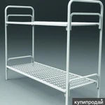 Фото №5 Кровати металлические двухъярусные для казарм, кровати трёхъярусные