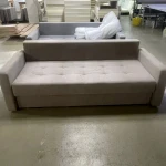 Фото №5 Диван прямой еврокнижка серый