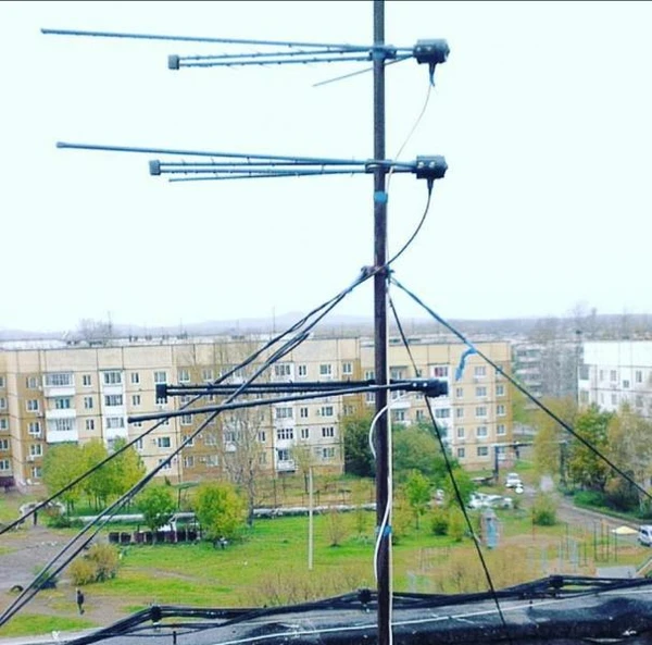 Фото Установка антенн на дачу