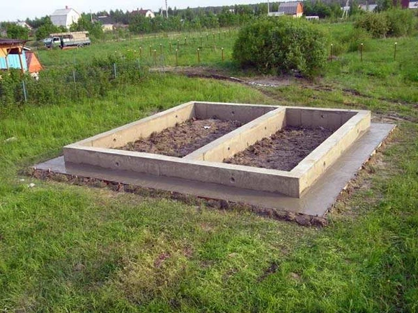 Фото Фундамент для бани под ключ