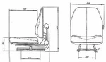 фото Кресло крановое (сиденье машиниста) У7920.01Б-2 Производител