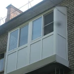 Крыша с балконом