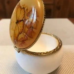 Фото №2 Шкатулка "Бабочка" из натурального камня Селенит