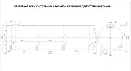 Фото Пожарный резервуар 60м3