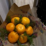 фото Букет из мандаринок