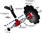 фото Запчасти для дискатора, культиватора, чизельных плугов БДМ
