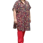 фото Воздушная туника из шифона Размер 66-68