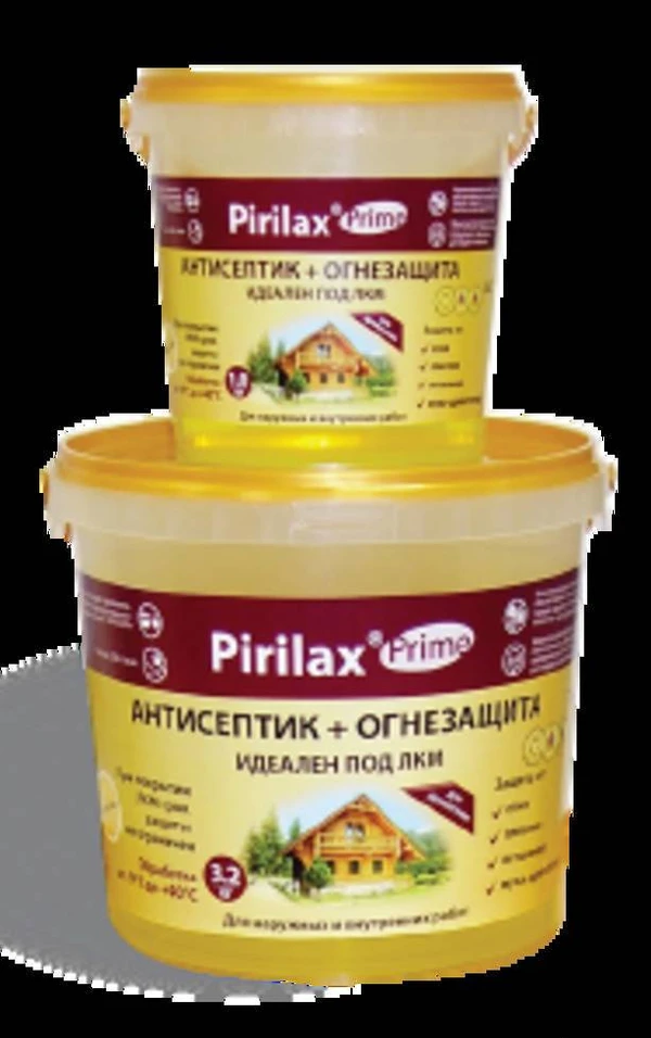 Фото Огнезащитный антисептик для древесины Биопирен Pirilax-Prime